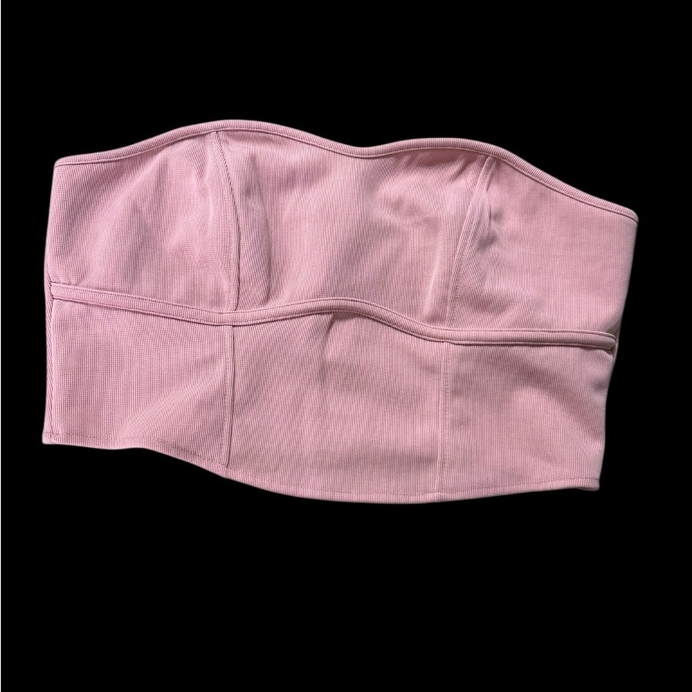 H&M Blush Pink Recycled Polyester Top